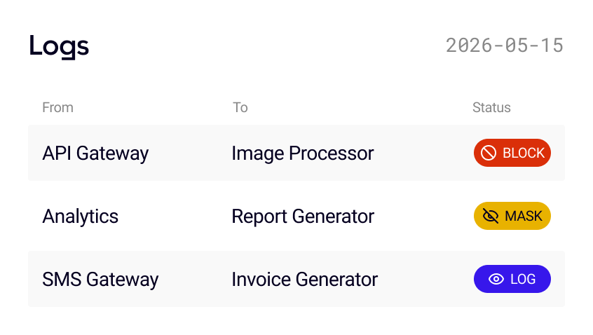 Log every event details screenshot